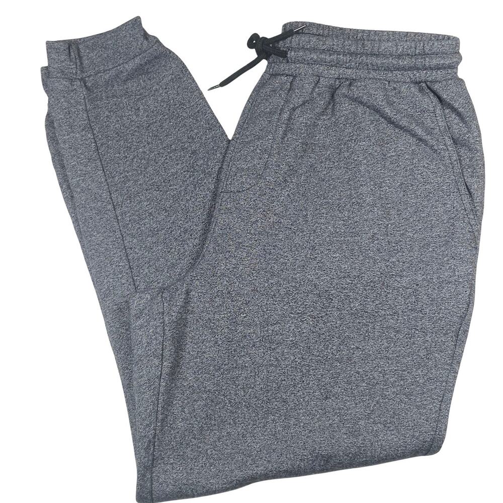 Amplify Joggers Mens Large Gray Pants Drawstring Elastic Waist Pockets Casual